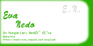 eva nedo business card